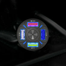 Load image into Gallery viewer, in-Car 4 Ports USB Car Charge 45W Mini Fast Charging For Phone Charger Adapter