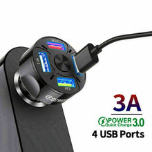 Load image into Gallery viewer, in-Car 4 Ports USB Car Charge 45W Mini Fast Charging For Phone Charger Adapter