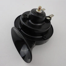 Load image into Gallery viewer, DC12V Car Horn Loud Dual-Tone Electric Snail Horn 110 dB For Car Vehicle Black