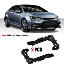 Load image into Gallery viewer, 2X For 2019-2021 Toyota Corolla Front Bumper Brackets Retainers Left Right J5