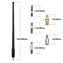 Load image into Gallery viewer, 13Inch Radio Antenna Mast Compatible with Jeep Wrangler JK JL 2007-2022 Black