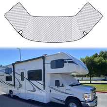 Load image into Gallery viewer, RV Windshield Cover Silver For Class C Ford E450 1997-2024 RV Front Window Cover