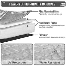 Load image into Gallery viewer, RV Windshield Cover Silver For Class C Ford E450 1997-2024 RV Front Window Cover