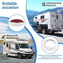 Load image into Gallery viewer, RV Rain Gutter 1/2 Inch Height Plastic Drip Rail PVC Rain Strip Roof For Ford