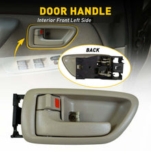 Load image into Gallery viewer, 2Pcs Inside Interior Door Handle Front Set for Toyota Sequoia 2001-2007 Tundra