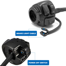 Load image into Gallery viewer, A Pair Motorcycle Handlebar Switches Control and Wiring Harness with Fits Harley
