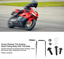 Load image into Gallery viewer, 158x M5 M6 Complete Fairing Bolt Kit Windscreen Clips for Yamaha YZF R6 Kawasaki