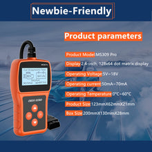 Load image into Gallery viewer, OBD2 Scanner Automotive OBD Code Reader Car Diagnostic Tool Check Engine Fault