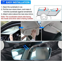 Load image into Gallery viewer, Fit For Toyota Highlander 08-13 Pickup Windshield Sun Shade Visor UV Block Cover