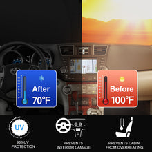 Load image into Gallery viewer, Fit For Toyota Highlander 08-13 Pickup Windshield Sun Shade Visor UV Block Cover