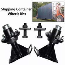 Load image into Gallery viewer, 8x 6.5 Lug Superior Shipping Container Wheels, Bolt-on Spindle