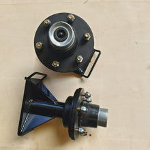 Load image into Gallery viewer, 5x 5.5 Lug Superior Shipping Container Wheels, Spindle Kit Container Moving Kit