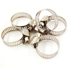 Load image into Gallery viewer, Hose Clamps 3/4" to 1-1/4"50 Pc Radiator Heater Adjustable Band Steel Worm Clip