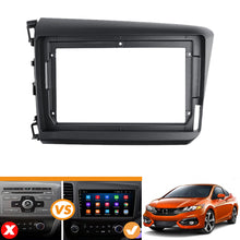 Load image into Gallery viewer, For HONDA CIVIC 12-2015 9 Inch Car Radio Fascia Panel Stereo DASHBOARD Frame LHD