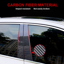 Load image into Gallery viewer, Carbon Fiber Door Window Pillar Post Trim For 2018-2024 Toyota Camry Accessories