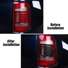 Load image into Gallery viewer, 2x For Dodge Ram 1500 2019-24 Carbon Fiber Rear Tail Light Cover Trim Panel ABS