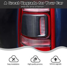 Load image into Gallery viewer, 2x For Dodge Ram 1500 2019-24 Carbon Fiber Rear Tail Light Cover Trim Panel ABS