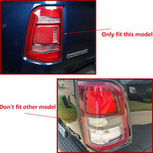Load image into Gallery viewer, 2x For Dodge Ram 1500 2019-24 Carbon Fiber Rear Tail Light Cover Trim Panel ABS