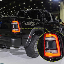 Load image into Gallery viewer, 2x For Dodge Ram 1500 2019-24 Carbon Fiber Rear Tail Light Cover Trim Panel ABS