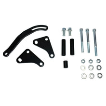 Load image into Gallery viewer, Black Saginaw Power Steering Pump Mounting Bracket LWP SWP SB Chevy 327 350