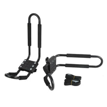 Load image into Gallery viewer, 2 Pairs Kayak Roof Rack Carrier Boat Ski Surf Roof Mount Car Cross J-Bar Rack