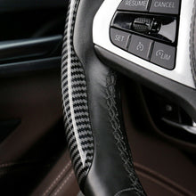Load image into Gallery viewer, 2x Carbon Fiber Universal Car Steering Wheel Booster Cover Non-Slip Accessories