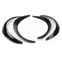 Load image into Gallery viewer, 4x Black Universal Fender Flares Flexible Durable Polyurethane Auto Car Body Kit