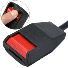 Load image into Gallery viewer, 2 Pack Universal Adjustable 3 Point Retractable Auto Car Seat Lap Belt Kit Black