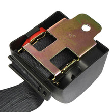 Load image into Gallery viewer, 2 Pack Universal Adjustable 3 Point Retractable Auto Car Seat Lap Belt Kit Black