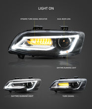 Load image into Gallery viewer, Chrome LED Headlights Sequential Blinker For Pontiac G8 GT GXP Black Headlights