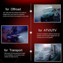 Load image into Gallery viewer, 21"22"inch 1350W Led Work Light Bar Tri ROW Offroad Pure White Lamp FOR SUV JEEP
