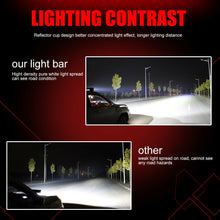 Load image into Gallery viewer, 21"22"inch 1350W Led Work Light Bar Tri ROW Offroad Pure White Lamp FOR SUV JEEP