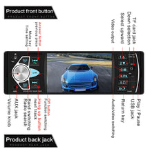 Load image into Gallery viewer, Single 1DIN 4.1" Car Stereo Radio Bluetooth FM MP5 Radio Player USB SD Head Unit