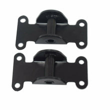Load image into Gallery viewer, Small Block Chevy Black Solid Engine Frame Mount Set 327 350 400 Off Road Racing