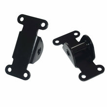 Load image into Gallery viewer, Small Block Chevy Black Solid Engine Frame Mount Set 327 350 400 Off Road Racing