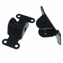 Load image into Gallery viewer, Small Block Chevy Black Solid Engine Frame Mount Set 327 350 400 Off Road Racing