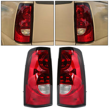 Load image into Gallery viewer, Pair Red Tail Lights Brake Lamps For 2003-2006 Chevy Silverado 1500 2500 3500 HD