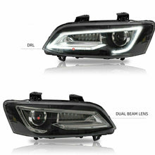 Load image into Gallery viewer, Black LED Headlights Sequential Blinker For Pontiac G8 GT GXP Black Headlights