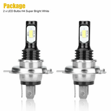 Load image into Gallery viewer, 2PCS H4 9003 HB2 Super Bright CSP LED Headlight Kit High Low Beam Bulb 6000K US