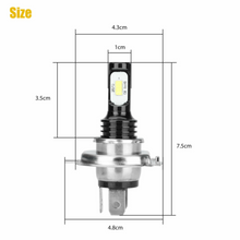 Load image into Gallery viewer, 2PCS H4 9003 HB2 Super Bright CSP LED Headlight Kit High Low Beam Bulb 6000K US