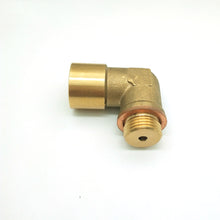 Load image into Gallery viewer, O2 Oxygen Sensor Extender Adapter Angled Bung Extension Spacer Brass
