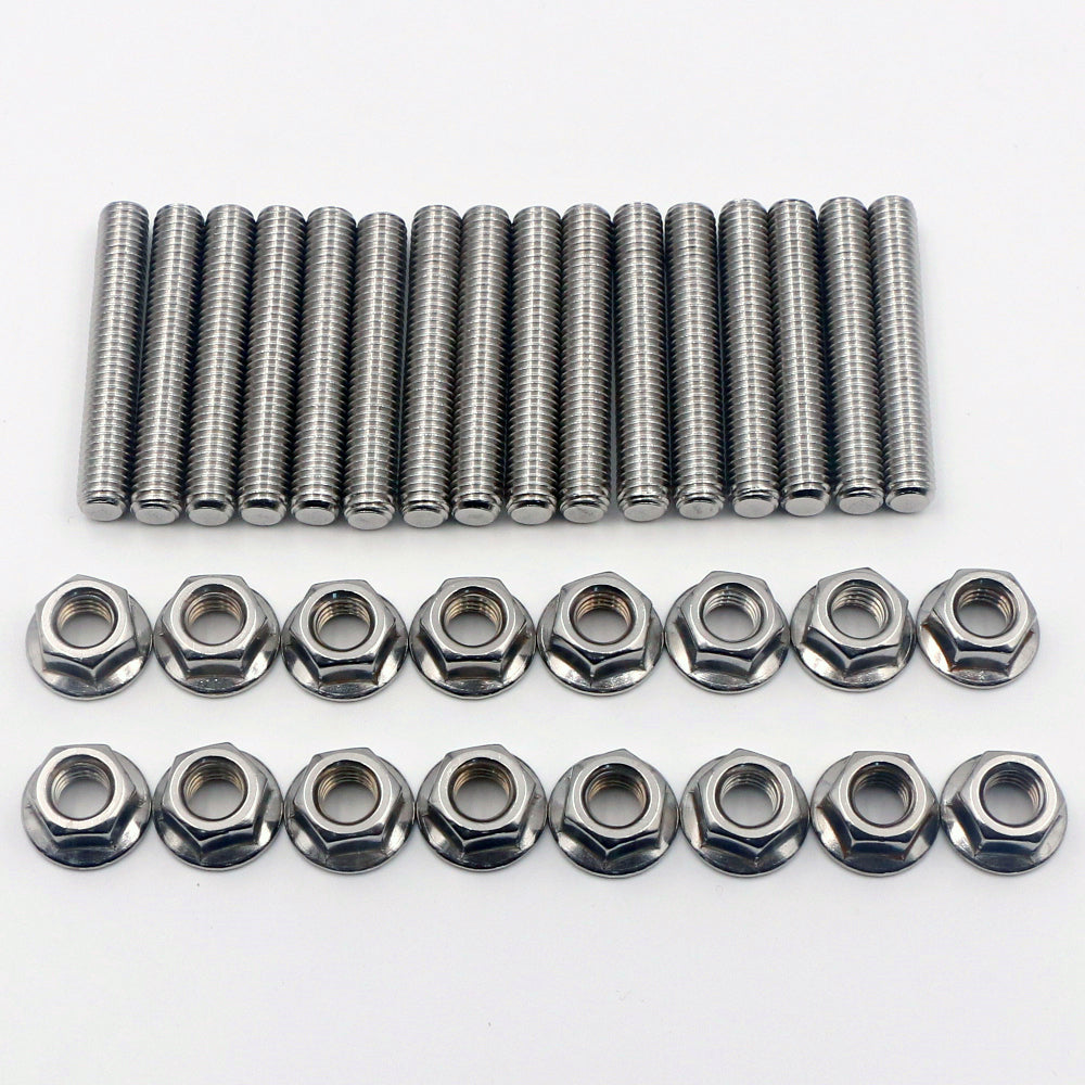 Stainless Steel Bolts Manifold Header Stud Kit For Ford F150 F250 4.6/5.4L V8