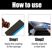 Load image into Gallery viewer, Automotive Plastic Part Coating Agent Interior Instrument Panel Seat Cleaner Polishing Maintenance Coating Liquid
