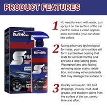 Load image into Gallery viewer, Rayhong Auto Coating Spray, Auto Paint Maintenance Paint Decontamination And Brightening Nano Coating Spray Coating Agent
