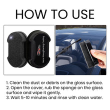 Load image into Gallery viewer, Homonth Car Sponge Wipe, Windshield Drain Window Brightening Portable Reinforced Glass Cleaning Sponge
