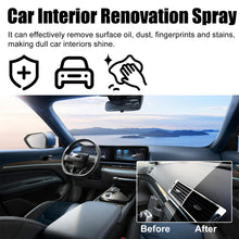 Load image into Gallery viewer, Homonth Car Interior Renovation Spray, Seat Interior Instrument Panel Cleaning Decontamination Maintenance Refurbishing Care Agent
