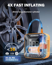 Load image into Gallery viewer, MODEL-H6 28MM CYLINDER PORTABLE CAR TIRE INFLATOR AIR COMPRESSOR PUMP FOR PICKUP TRUCK CAR MOTORCYCLE BIKE BALL

