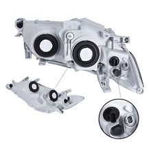 Load image into Gallery viewer, Headlights Assembly Fit for 2012 2013 2014 Toyota Camry L/SE/LE/XLE/Hybrid, Pair Chrome Headlamps Replacement Included Driver and Passenger Side
