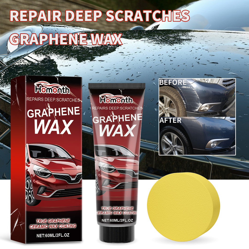 Homonth Repairs Deep Scratches Graphene Wax, Car Paint Repair Deep Scratches Graphene Wax Refurbished Car Wax