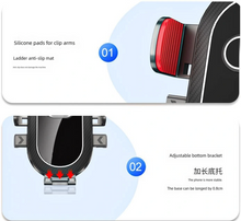 Load image into Gallery viewer, 2Pcs Car Mobile Phone Bracket, One Is A Suction Cup Type Mobile Phone Bracket, And Another Is A Hook-type Mobile Phone Bracket Adjustable Horizontal And Vertical Phone Mounts Car Dashboard Compatible With All Phones
